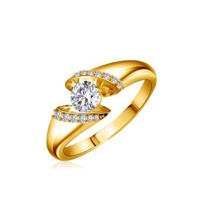 Кольцо, золото, бриллиант, BRILLIANT STYLE